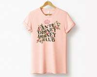 Anti Disney Disney Club Floral Adult T-Shirt