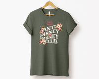 Anti Disney Disney Club Floral Adult T-Shirt