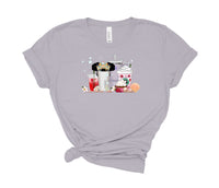 Pixi and Cass Ariel Strawberry & Cups Adult T-Shirt