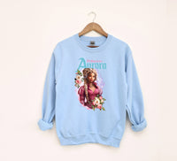 Aurora The Rose Princess Adult Sweatshirt