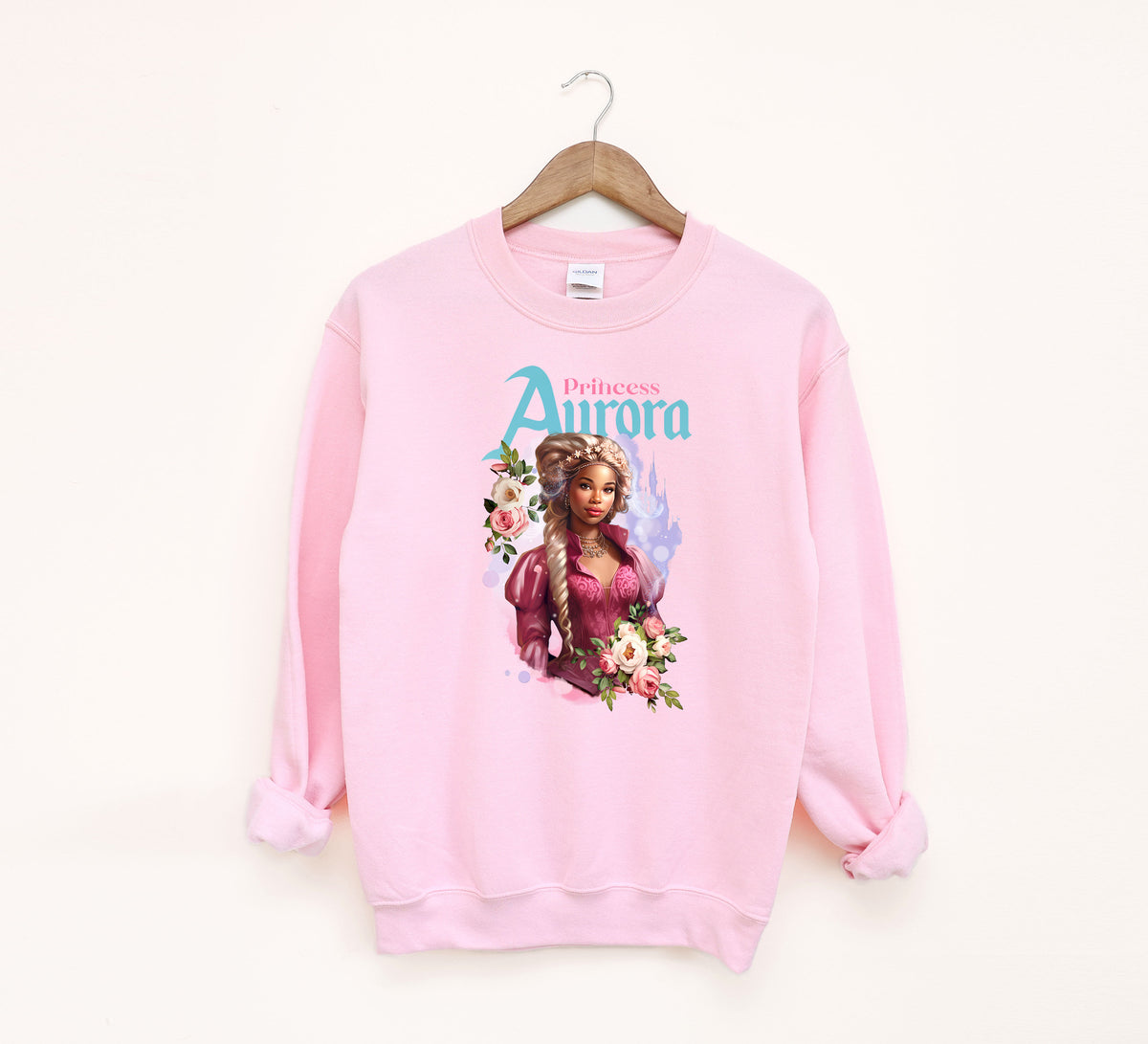 Aurora The Rose Princess Adult Sweatshirt