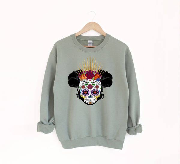 Pixi and Cass Coco Dia' de los Muertos Adult Sweatshirt