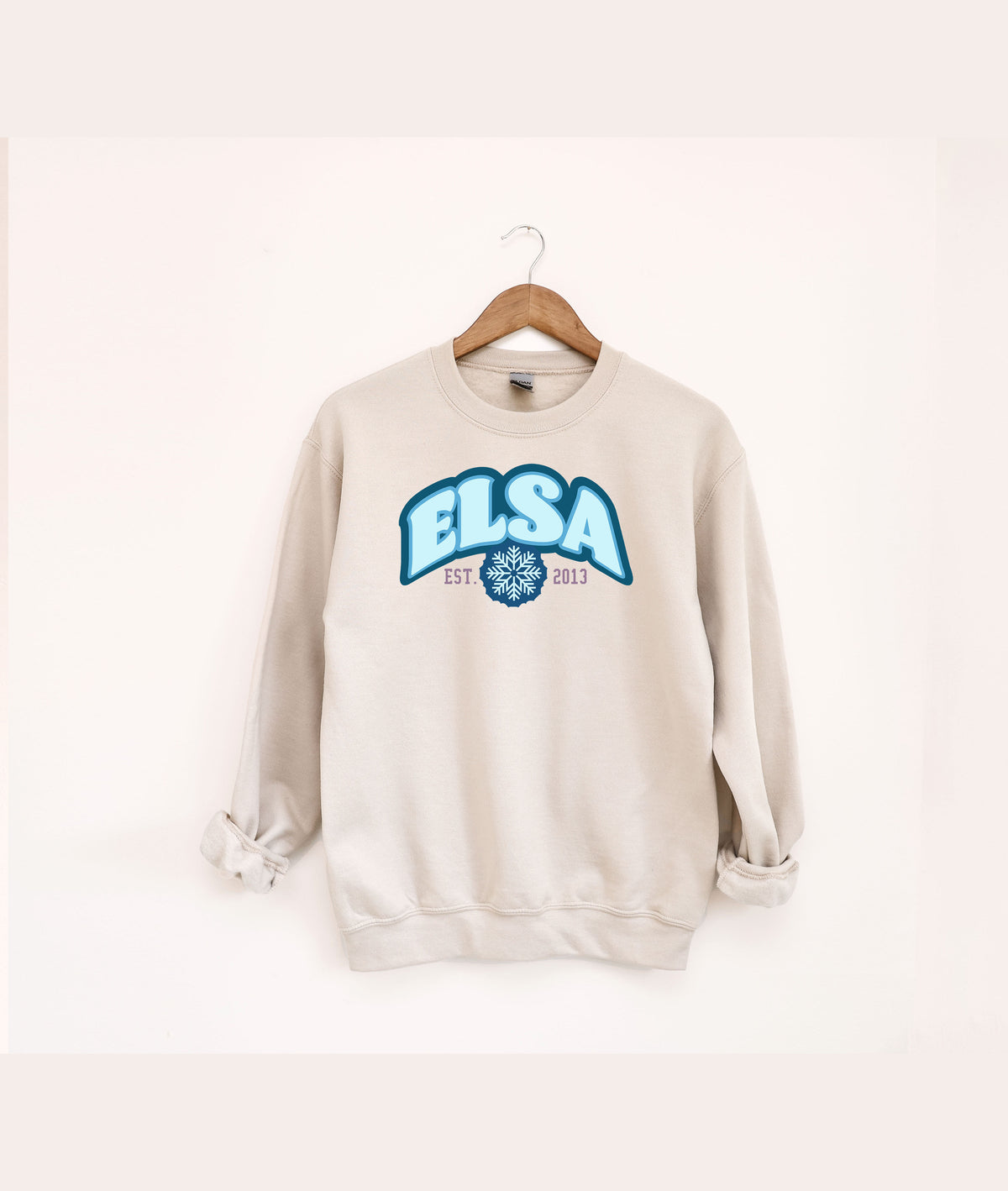 Elsa Collegiate Adult Sweatshirt