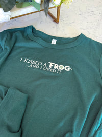Kissed the Frog Embroidered Baby T-Shirt