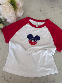 Juneteenth Embroidered BABY DOLL T-Shirt