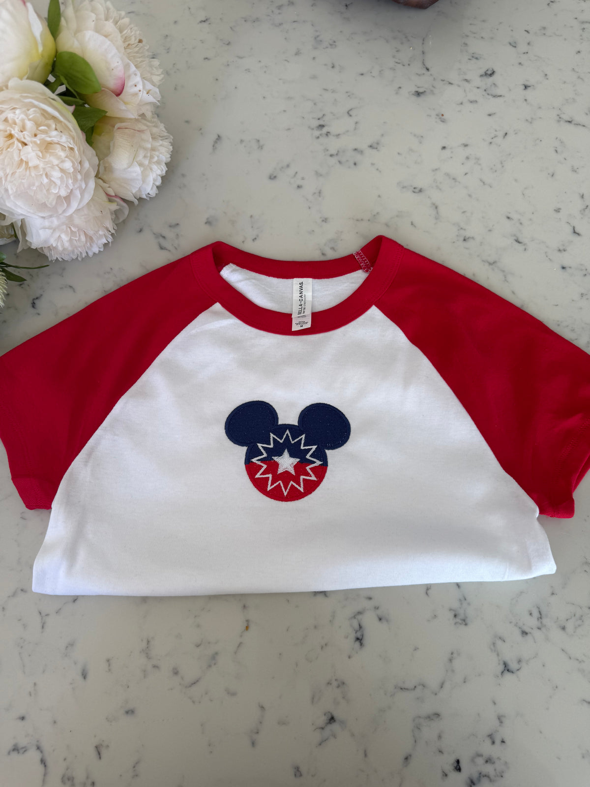 Juneteenth Embroidered BABY DOLL T-Shirt
