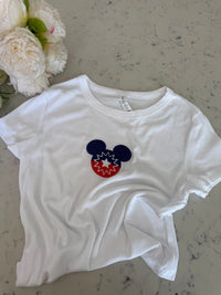 Juneteenth Embroidered BABY DOLL T-Shirt