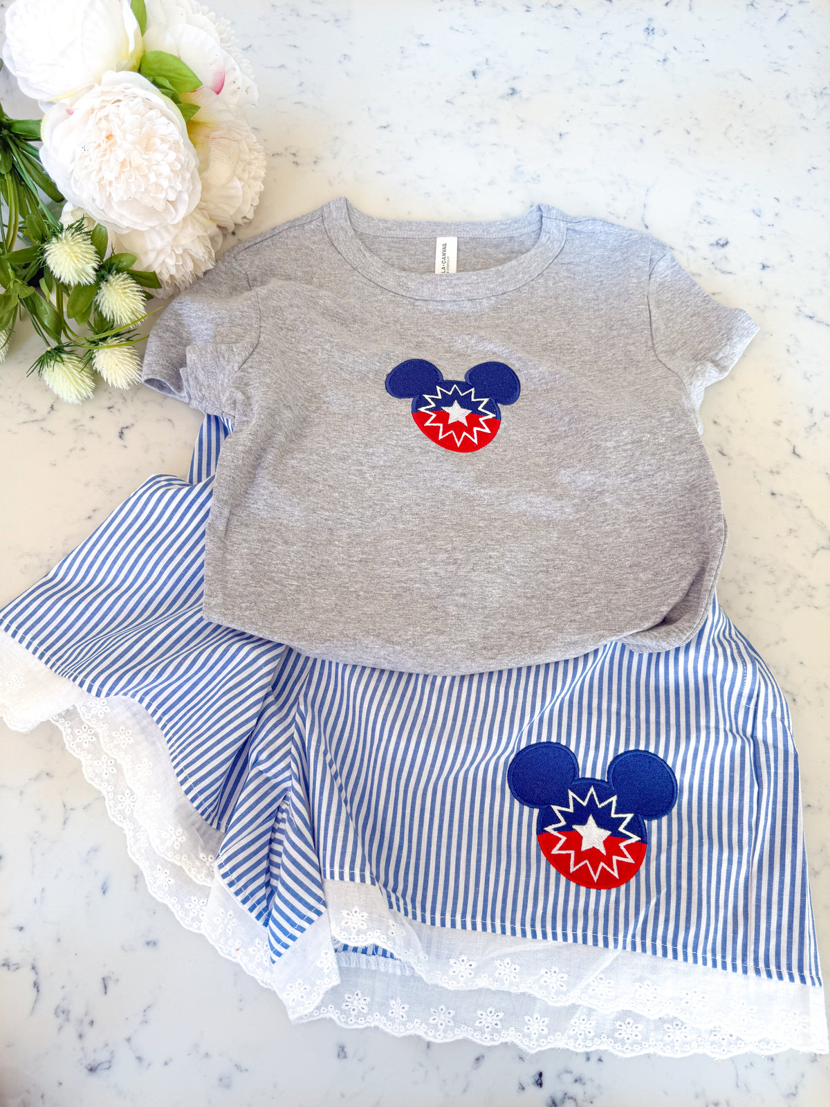 Juneteenth Embroidered Shorts