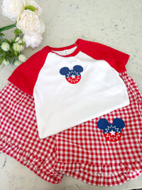 Juneteenth Embroidered Shorts