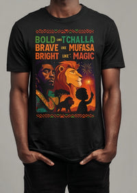 BOLD LIKE T’CHALLA  Black History Month T-Shirt