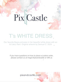 T’S WHITE DRESS EMBROIDERED SHIRT