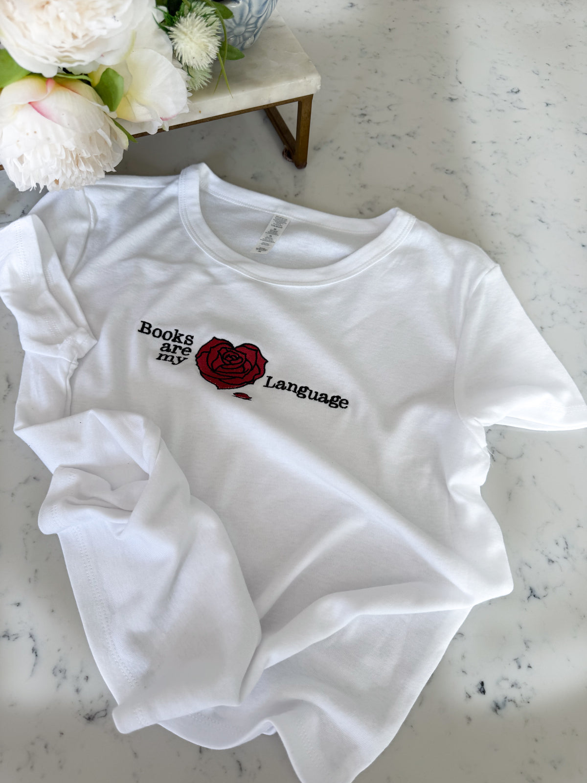 Love Language Embroidered Baby T-Shirt