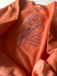 Ahsoka, I Don’t Have Time for This Embroidered Sweatshirt