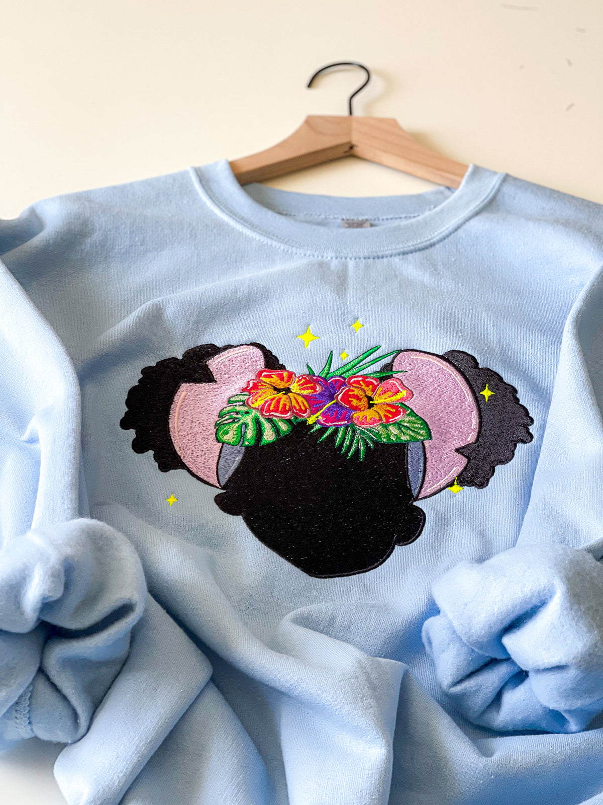 Stitch Pixi Embroidery Sweatshirt