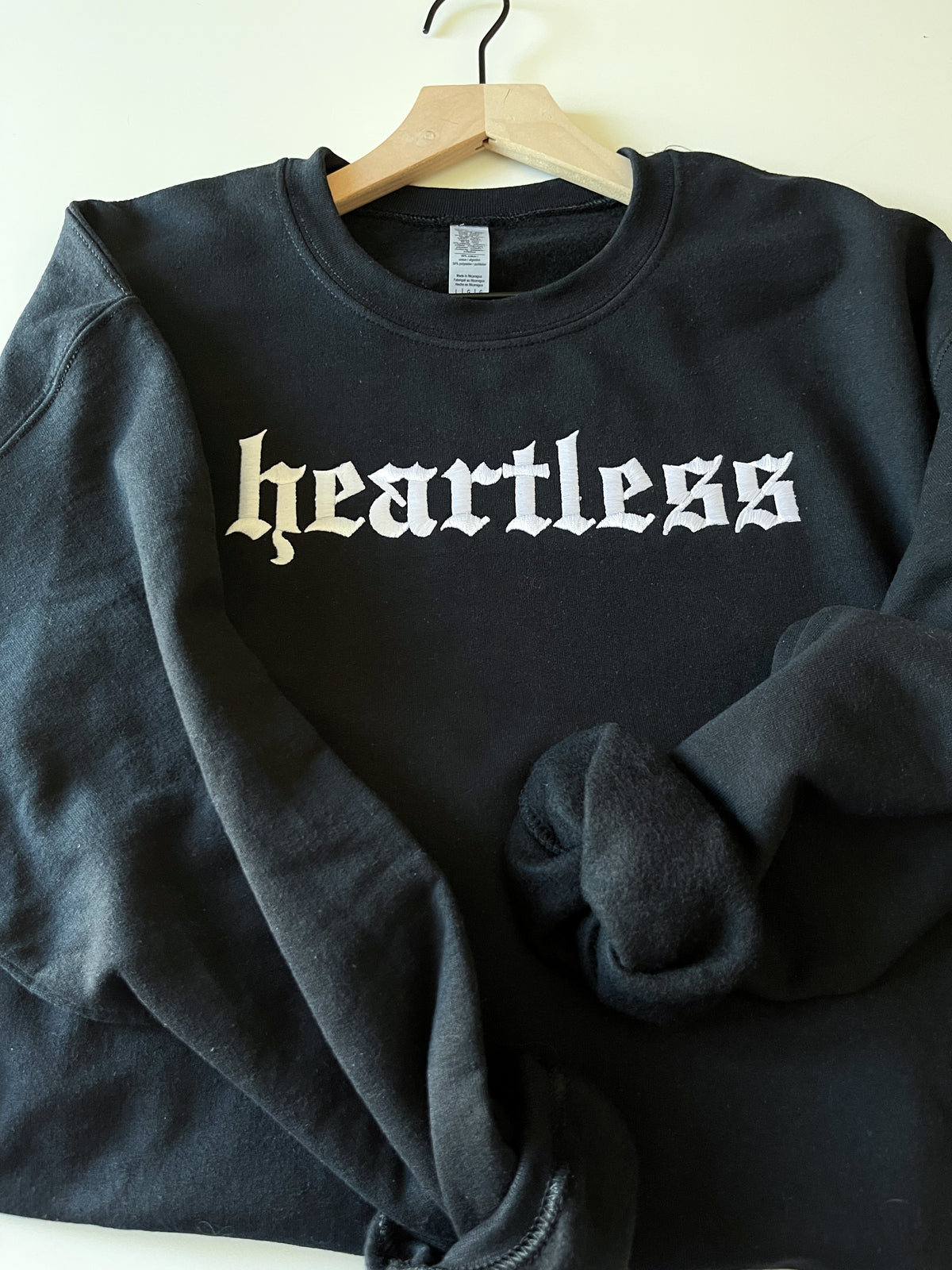 Heartless Villain Embroidered Sweatshirt