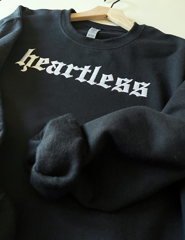 Heartless Villain Embroidered Sweatshirt