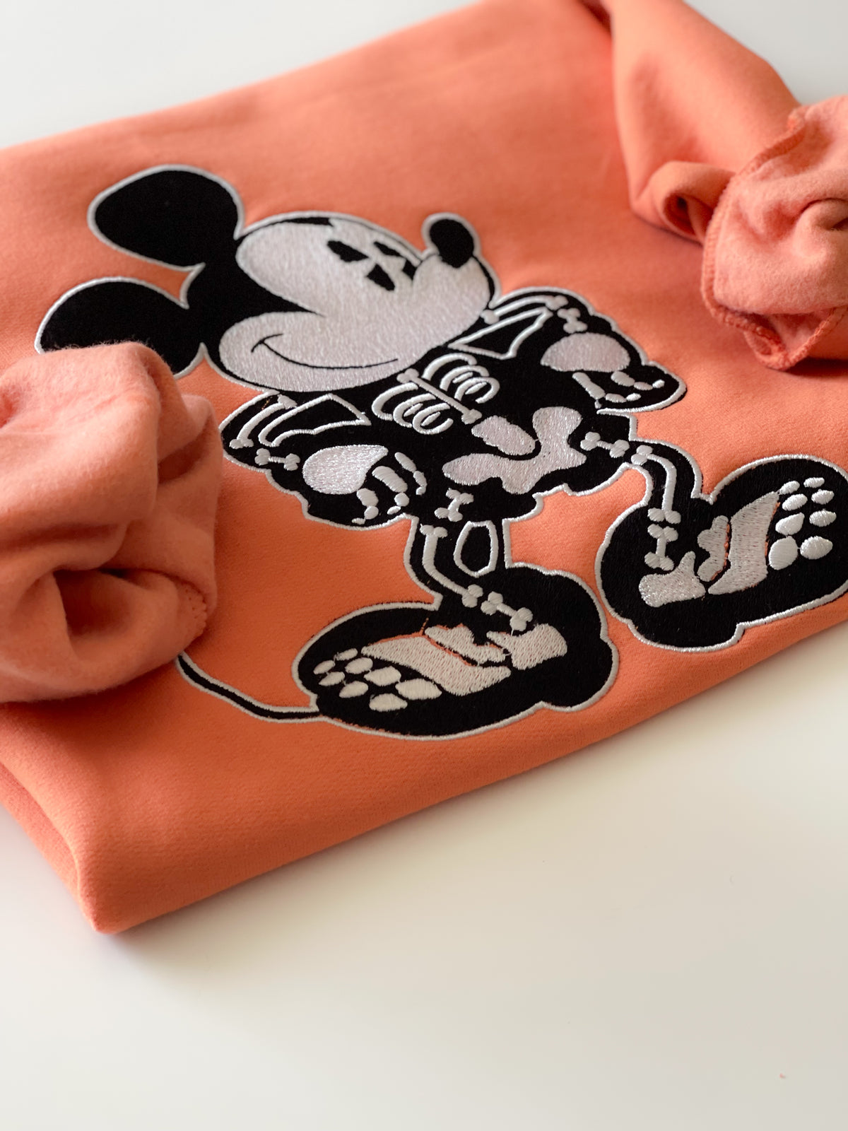 Mickey’s Skeleton Halloween Embroidered Sweatshirt