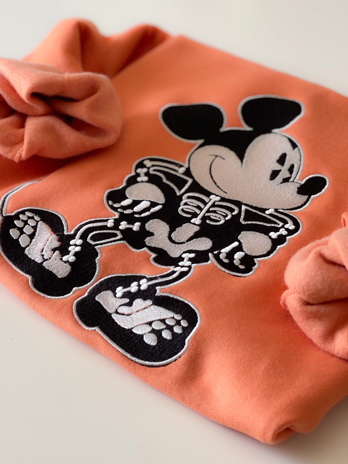 Mickey’s Skeleton Halloween Embroidered Sweatshirt