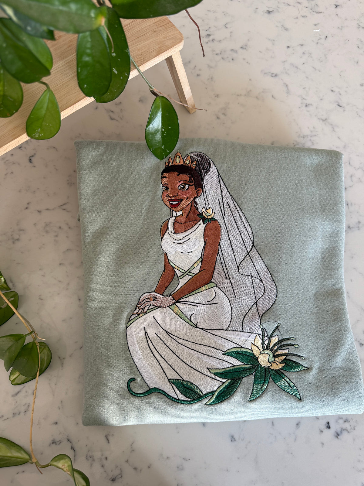 Tiana’s Wedding Dress Embroidered Shirt