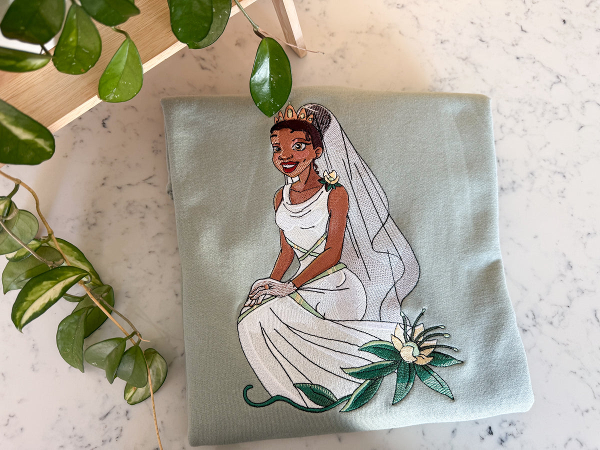 Tiana’s Wedding Dress Embroidered Shirt