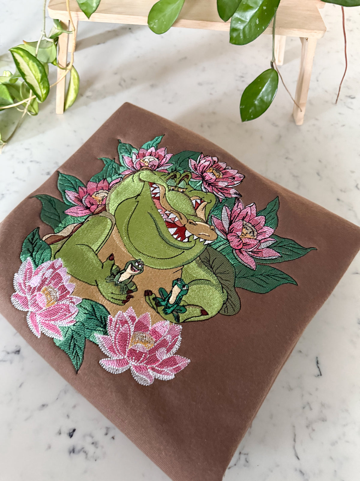 Louis and the Frogs Embroidered Shirt