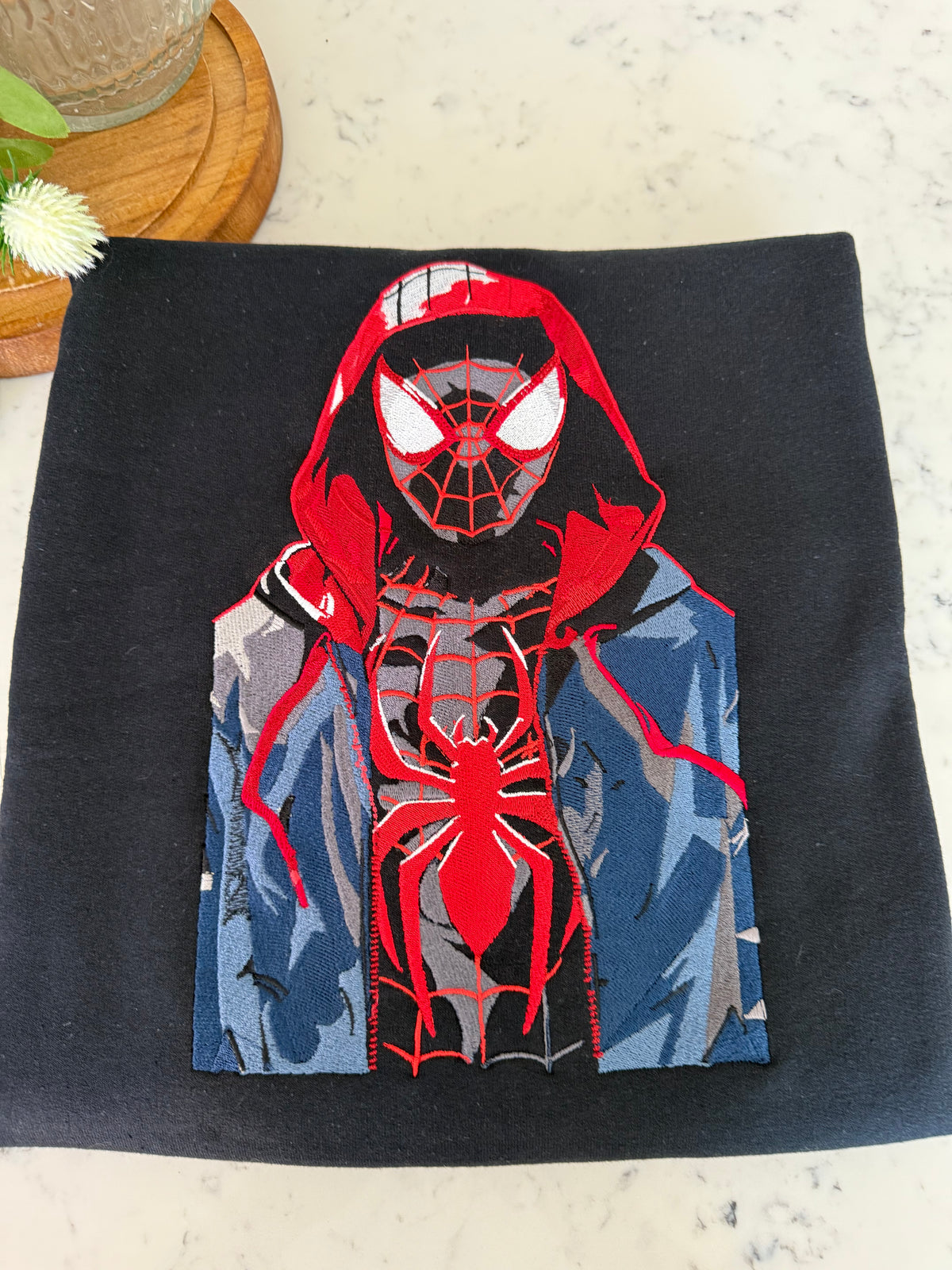 Miles Morales Spider-Man Embroidered Shirt