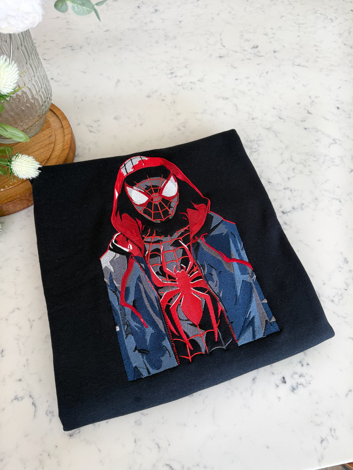 Miles Morales Spider-Man Embroidered Shirt