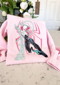 Gwen Spider Girl Embroidered Shirt