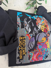 Black Panther Forever Embroidered Shirt