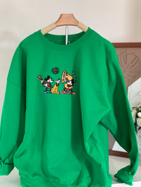 Mickey’s Vintage Christmas Band Embroidered Shirt