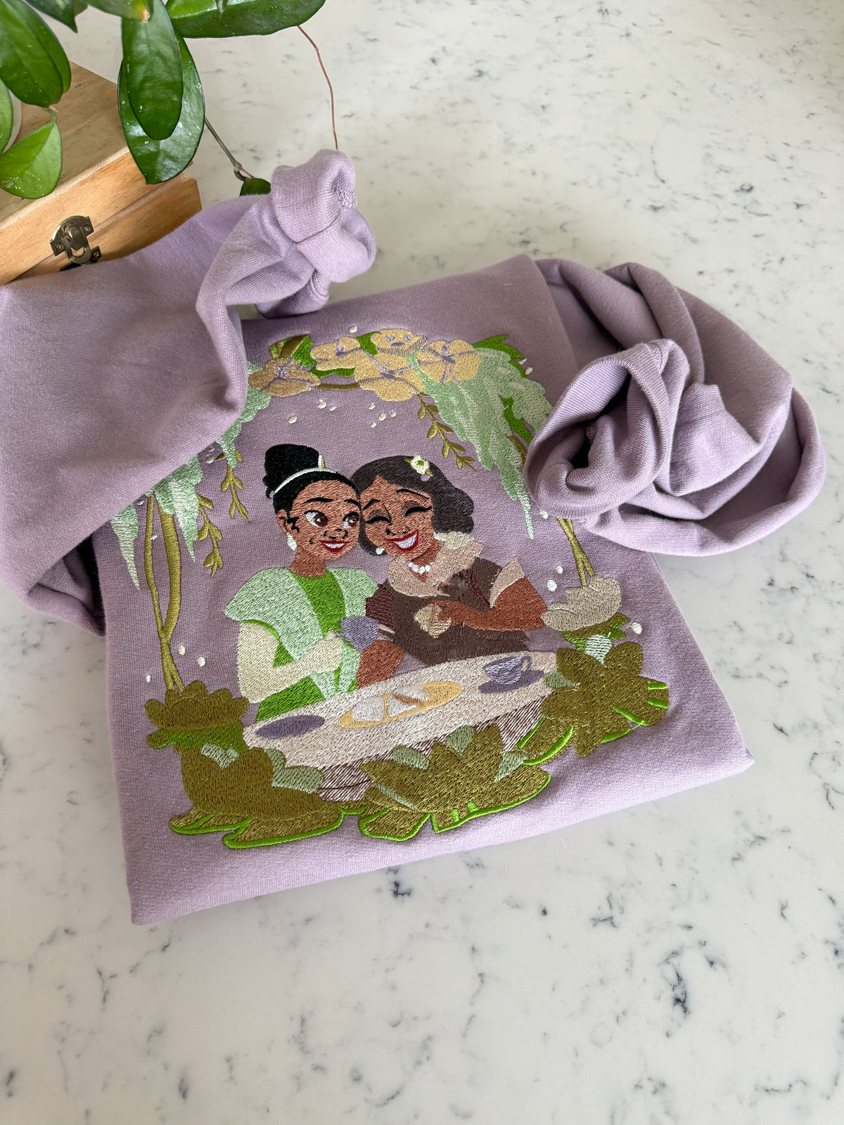 Tiana’s Tea Party Embroidered Shirt