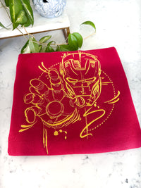 Ironman Sketch Embroidered Shirt