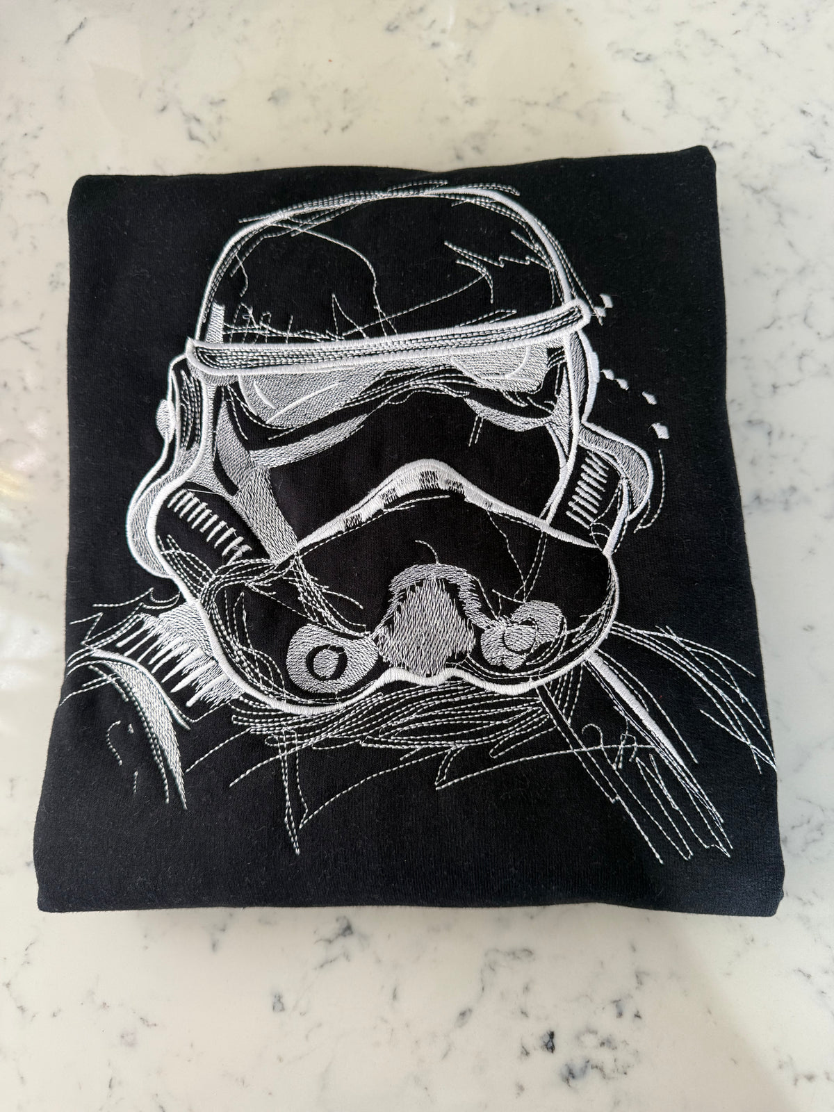 Stormtrooper Sketch Embroidered Shirt