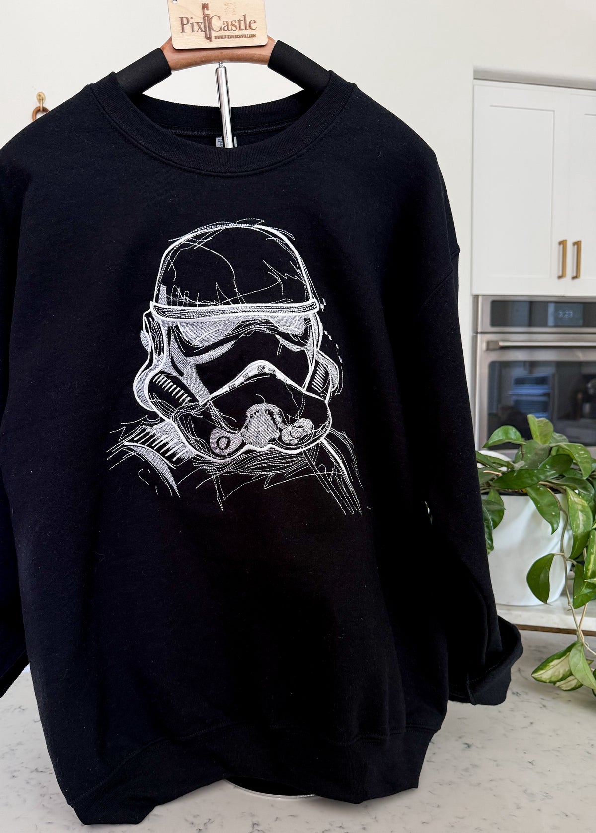 Stormtrooper Sketch Embroidered Shirt