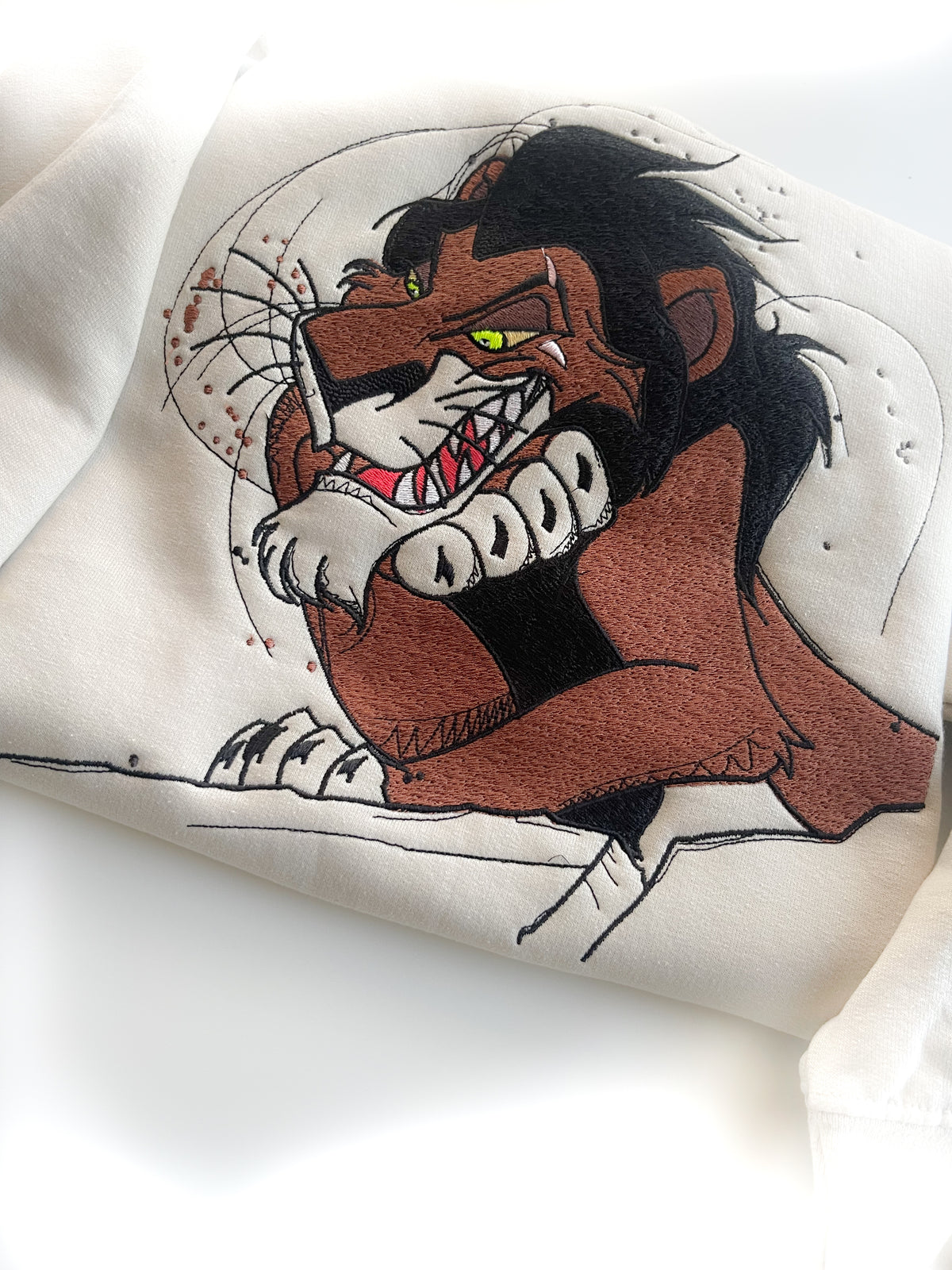 Scar Embroidered Sweatshirt - Adult