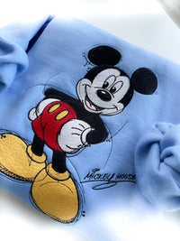 MICKEY  Embroidered Sweatshirt - Adult