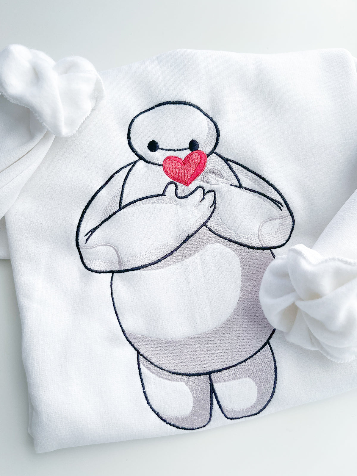 Baymax Heat Embroidered  Adult Sweatshirt