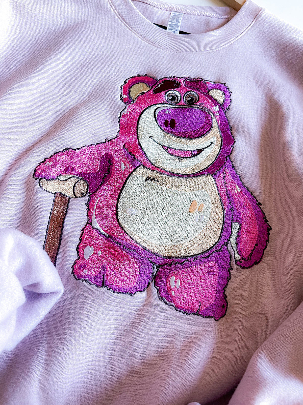 Lotso Bear Adult Embroidered Sweatshirt