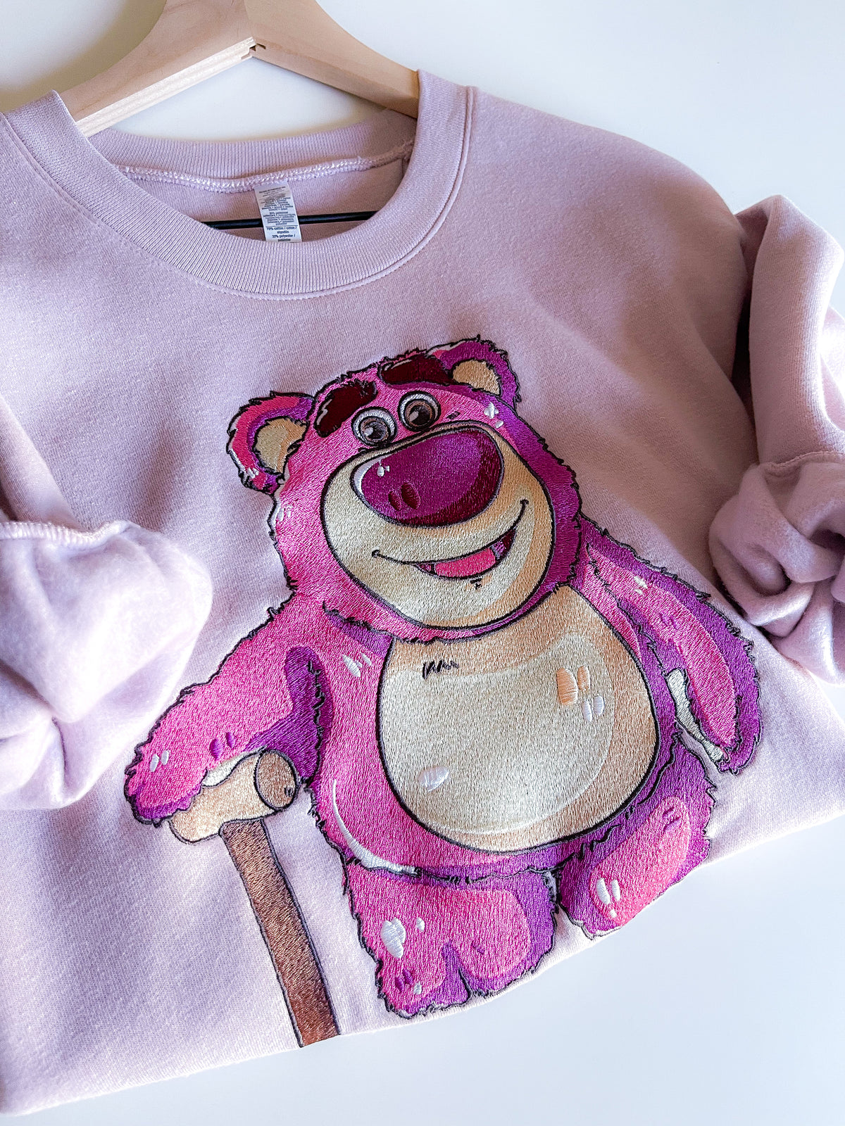 Lotso Bear Adult Embroidered Sweatshirt