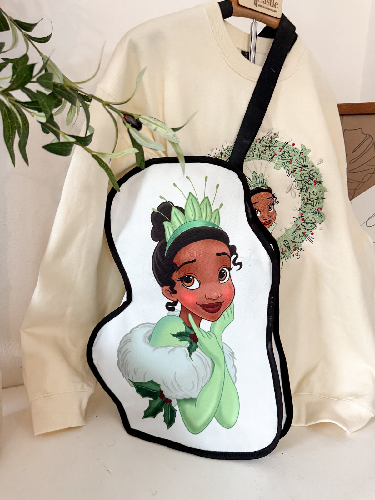 Tiana’s Holiday Oversized Tote Bag