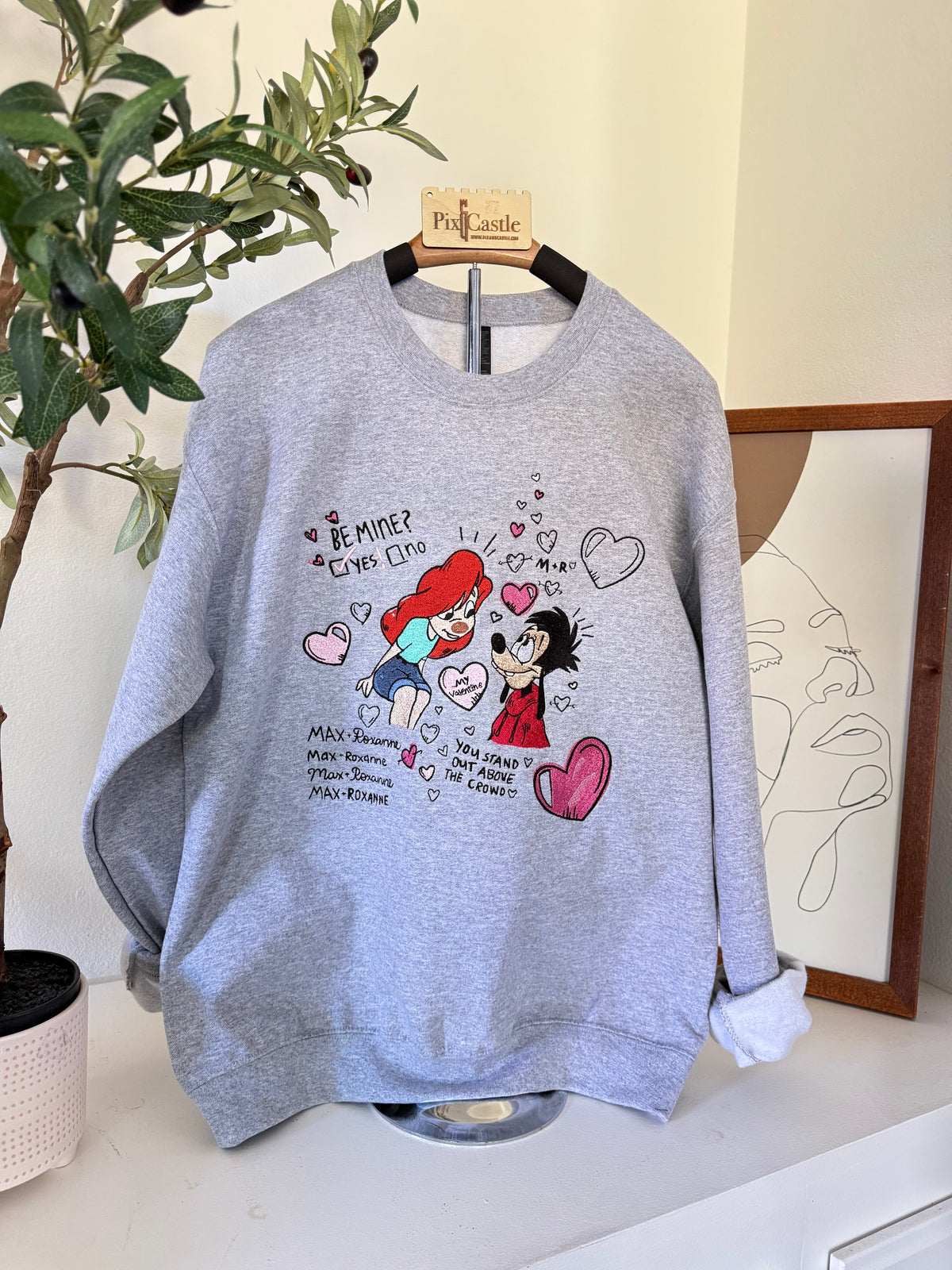 Love Notes Max and Roxy Embroidered Shirt