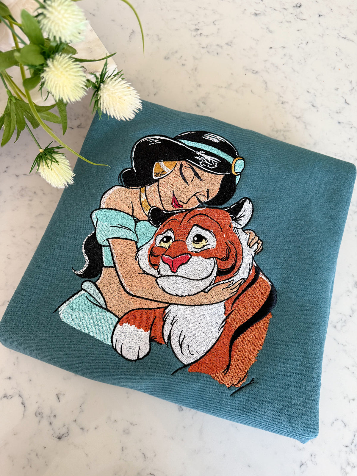 Jasmine and Rajah Embroidered Shirt