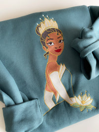 Tiana Classic Embroidered Adult Sweatshirt