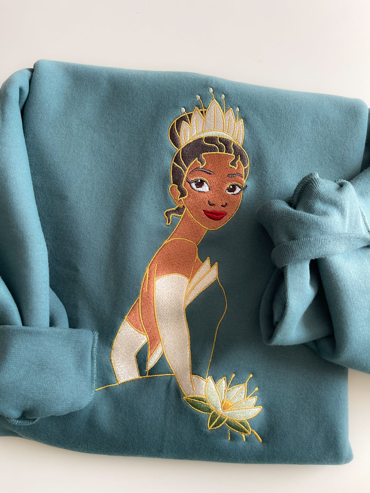 Tiana Classic Embroidered Adult Sweatshirt