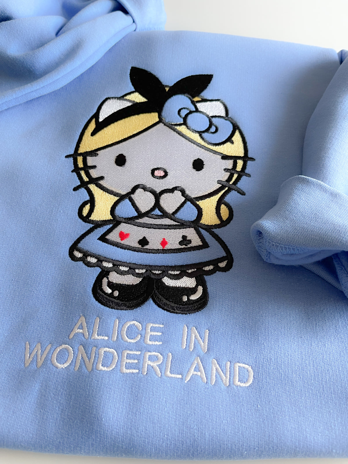 Hello Alice Classic Embroidered Adult Sweatshirt