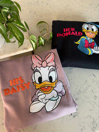 His Daisy Couple Embroidered Shirt