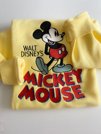 Micky Mouse Vinayge Embroidered Adult Sweatshirt