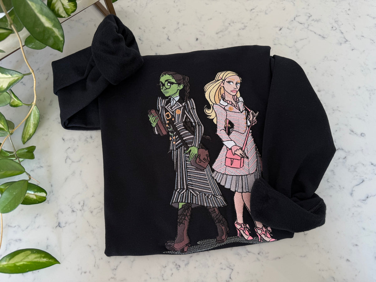 Loathing Wicked Embroidered Adult Sweatshirt