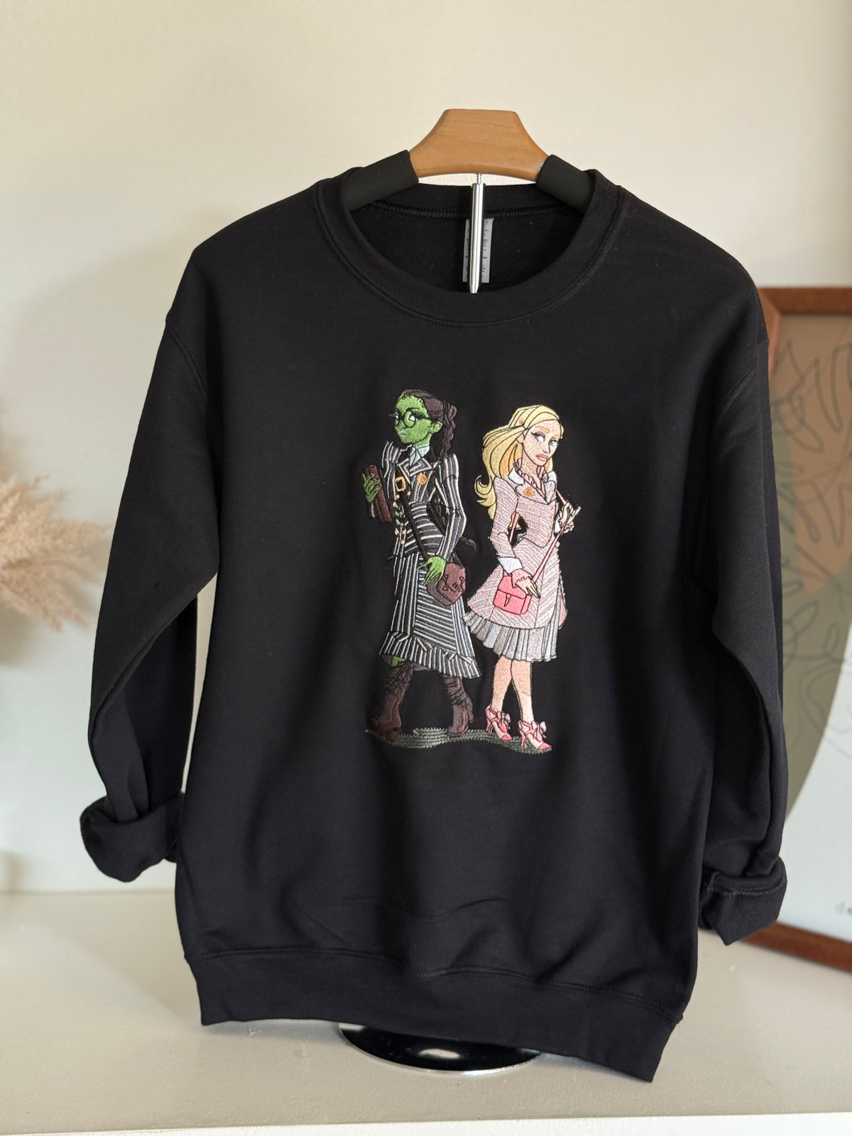 Loathing Wicked Embroidered Adult Sweatshirt