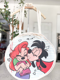 Max and Roxy Love Notes Oversized Tote Bag